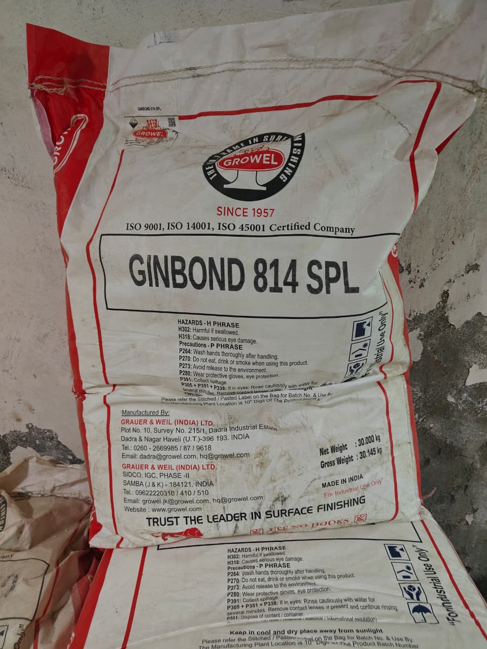 GINBOND 814 SPL (30KG)