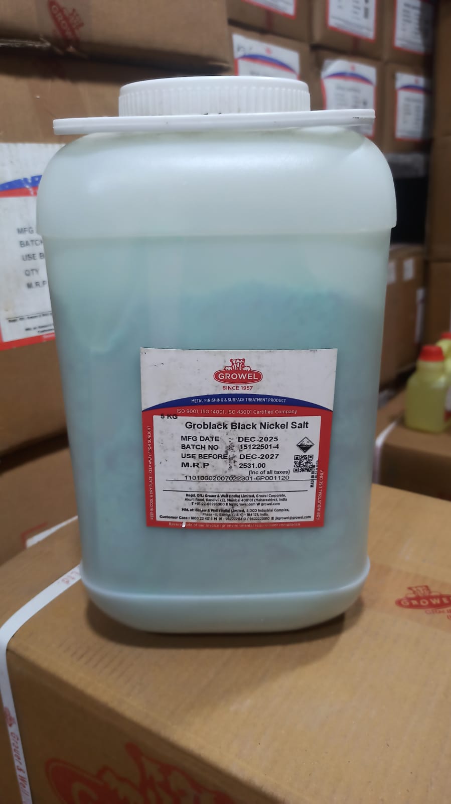 GROW BLACK NICKEL SALT (5KG)